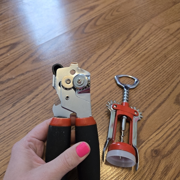 GoodCook Can Opener & Red Wine Opener Kitchen Bar Stainless Steel Wing Corkscrew - Picture 11 of 11